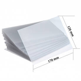 Захисне скло з полікарбонату для піскоструйного шолома маска 170120 мм BF