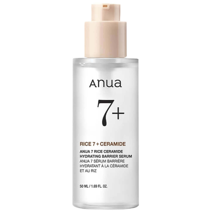 Сироватка для сяйва шкіри з рисом Anua Rice 7 Ceramide Hydrating Barrier Serum 50 мл