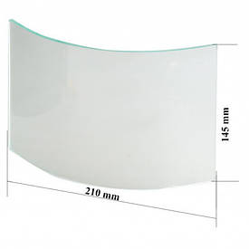 Захисне скло для піскоструйного шолома маска 210145 товщина 4 мм BF