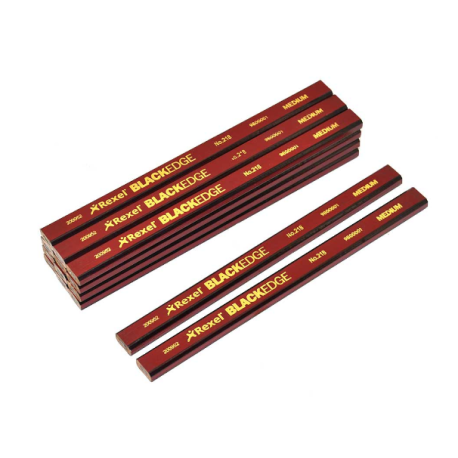 Набір будівельних олівців ONLY REXEL Medium, 12 шт BF, фото 1