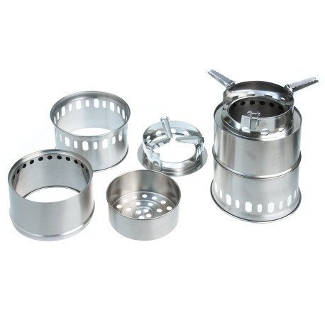 Турбо піч ультралегка портативна похідна твердопаливна розбірна для кемпінгу BF