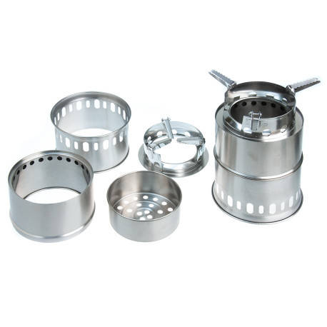 Турбо піч ультралегка портативна похідна твердопаливна розбірна для кемпінгу BF, фото 1