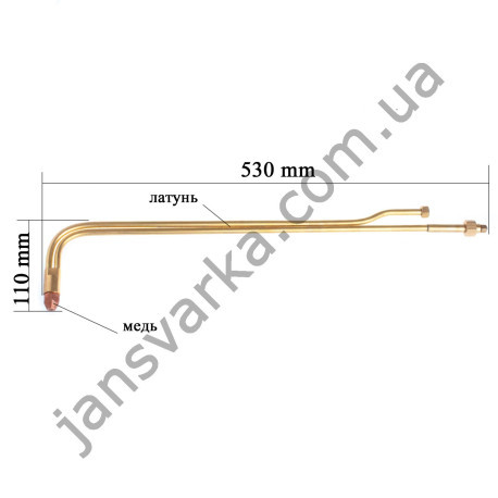 Наконечник у складі до газового різака Р1П "ДОніМЕТ, КРАМАТОРСК" 142У (3 мм — 100 мм) BF