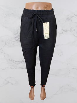 Штани жіночі теплі на флісі р.44 46,48. Колір чорний. Від 3шт по 128грн