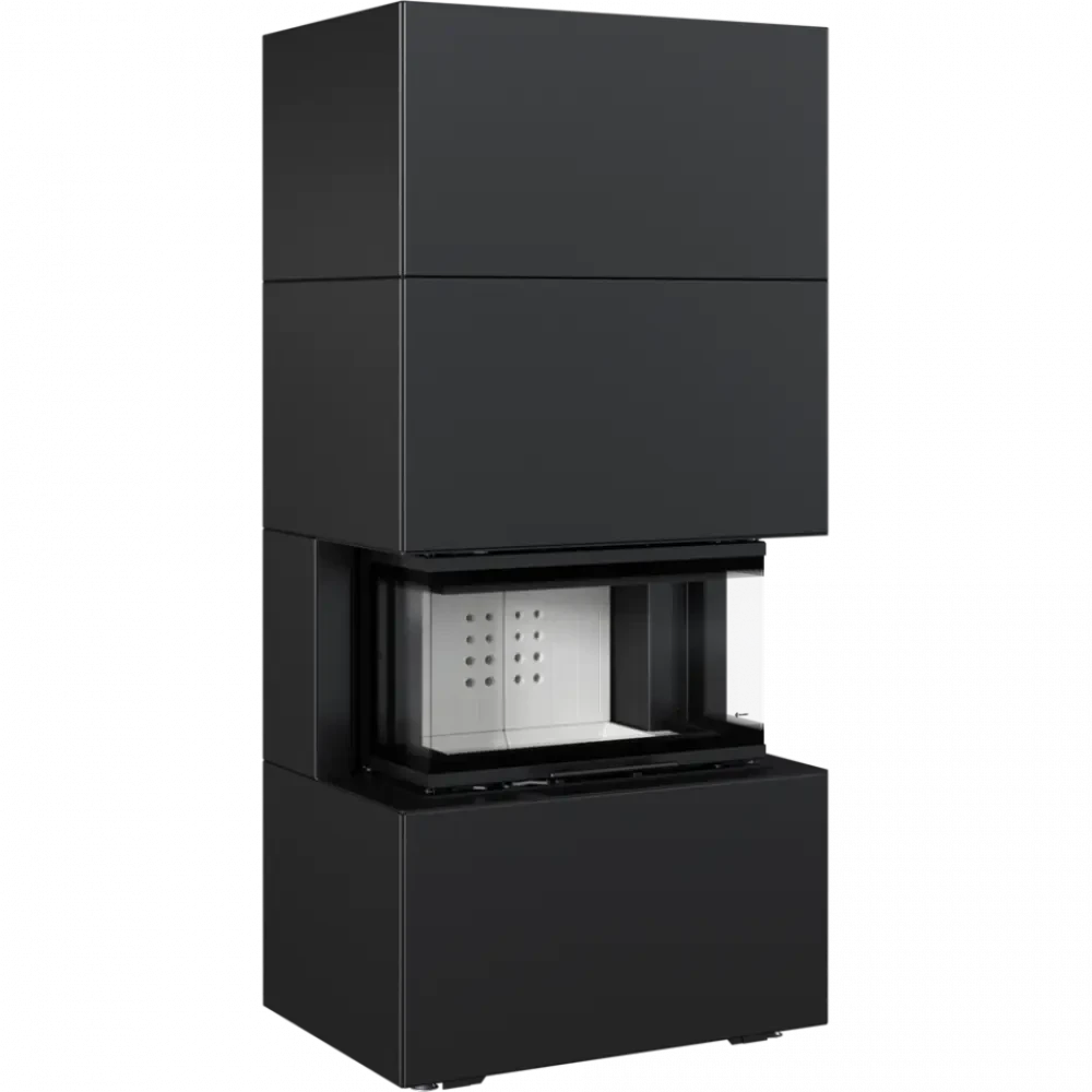Камін Kratki NBC 7 в обудові HOME EASY BOX стальний - чорний, фото 1