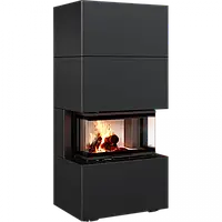 Камін Kratki NBC 7 в обудові HOME EASY BOX стальний - чорний, фото 2