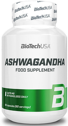 Ашваганда BioTech Ashwagandha 60 caps, фото 1