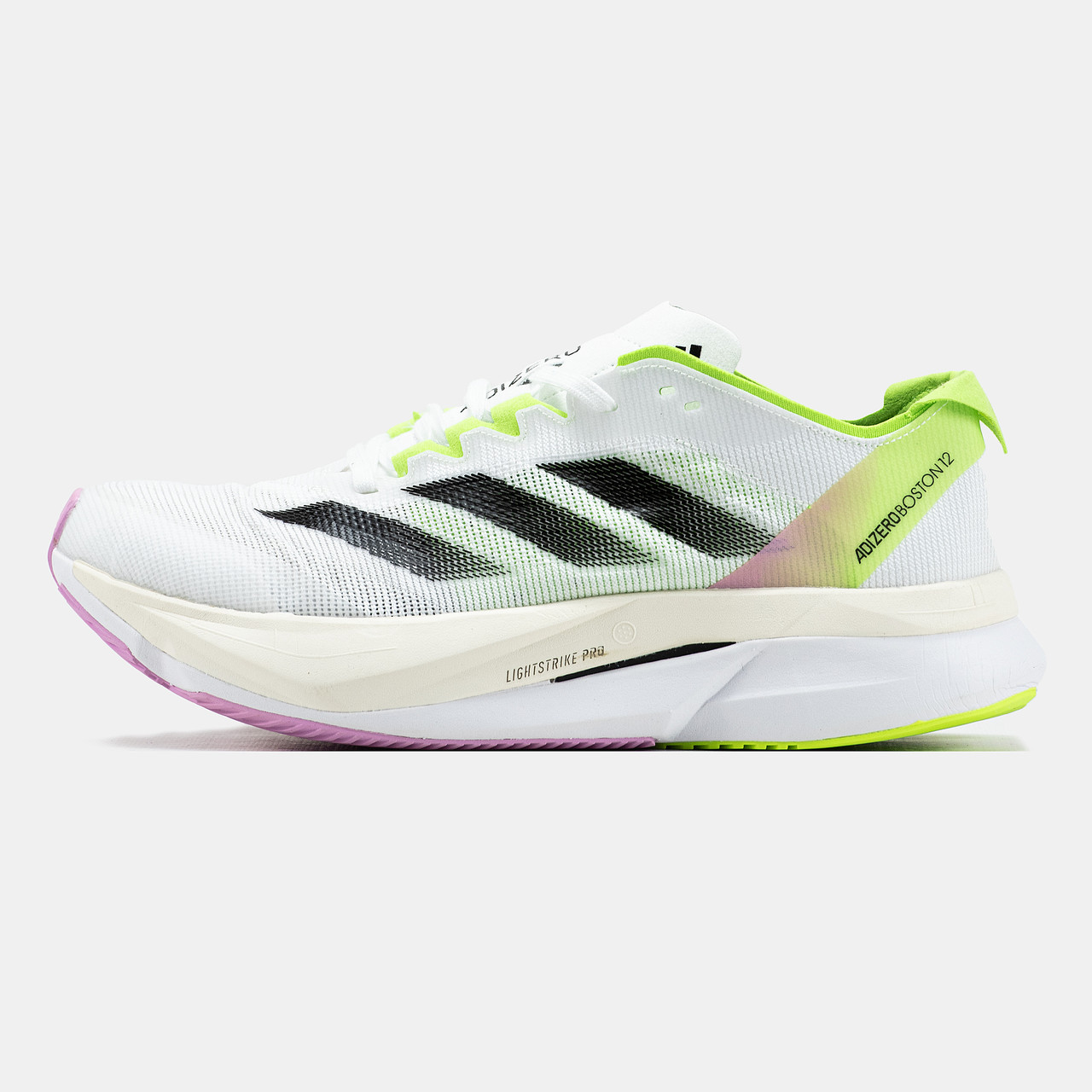 Чоловічі Кросівки Adidas Adizero Boston 12 White Green / Адідас Адізеро Бостон 12