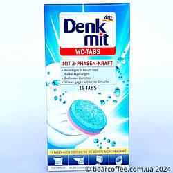 Таблетки для чистки унітазу DenkMit - WC Tabs 16 шт