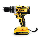 Шуруповерт DeWALT DCD791 24V 6Ah KIT-8-1 з набором інструментів МУЛЬТИТУЛС, Шуруповерт деволт, потужний, фото 4