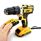 Шуруповерт DeWALT DCD791 24V 6Ah KIT-8-1 з набором інструментів МУЛЬТИТУЛС, Шуруповерт деволт, потужний, фото 8