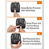 Сумка органайзер для аксесуарів антизлодій WIWU Salem Anti-Theft Pouch (чорний), фото 9