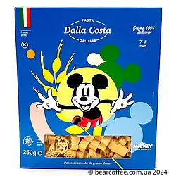 Макарони у формі мікі мауса кольорові Mickey Mouse Dalla Costa 250 gramm