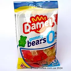 Желейні цукерки Damel gummy bears no sugar 90 gram
