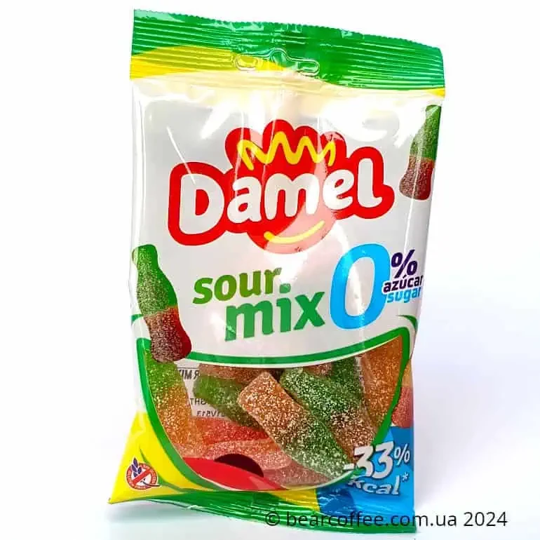 Желейні цукерки без цукру Damel Sweet Mix No Sugar 90 gramm