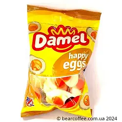 Жувальні цукерки без глютену Damel happy egs 80 г Іспанія