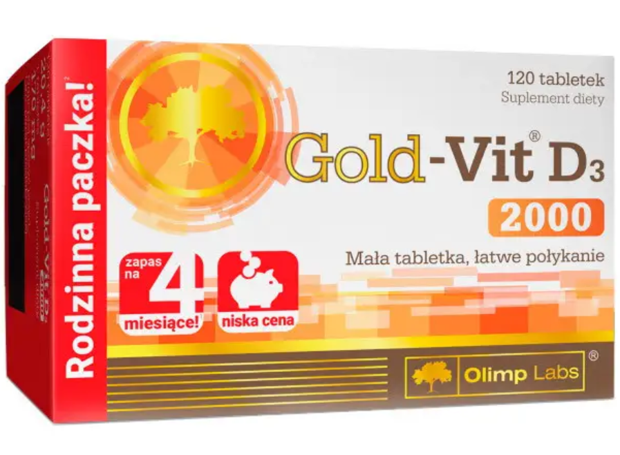 Вітамін Д3 Olimp Gold-Vit D3 2000 120 таб