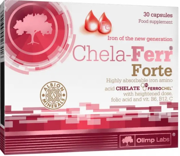 Залізо OLIMP Chela-Ferr Forte 30 капс