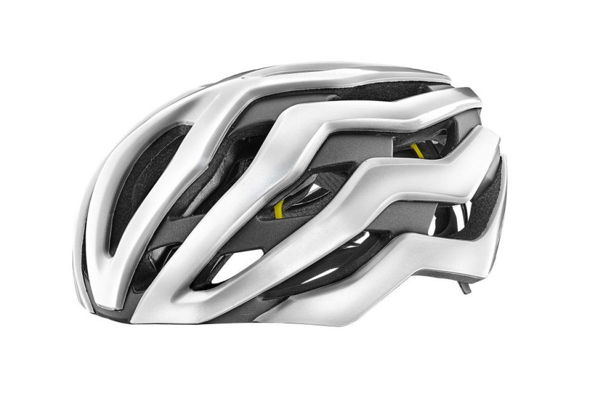 Велошлем Giant Rev Pro MIPS глянц.метал.біл L/59-63см (GT)