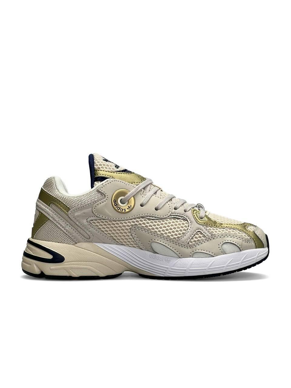 Жіночі кросівки текстильні Adidas Astir Originals Gold, кеди Адідас текстиль сітка бежеві 36