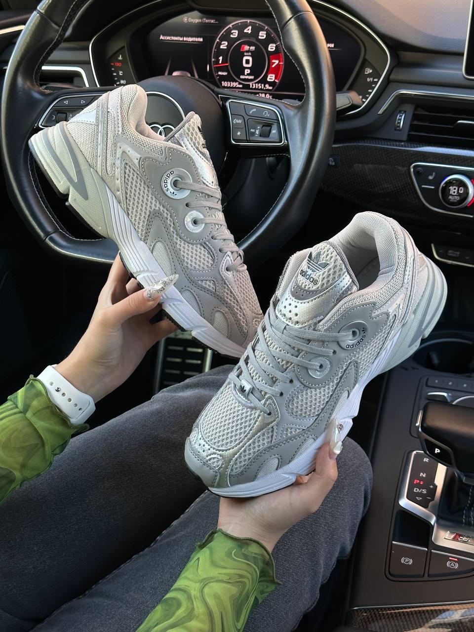 Жіночі кросівки текстильні Adidas Astir Originals Gray Silver, кеди Адідас текстиль сітка 36
