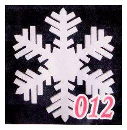 Сніжинка 32 см Толщ 1,8 см No 012 з пінопласту велика від 10 шт.