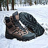 Тактичні берці зимові чоловічі коричневі, військові черевики зима, армійське взуття на зиму для зсу, розміри 39-46, фото 5
