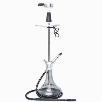 Кальян AMY Deluxe SS 09 Stick PLUS steel Black (82 см), фото 1