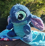 М'яка іграшка Стіч із мультфільму «Ліло і Стіч» у плащі-сюрпризі, розмір 20 см., фото 6