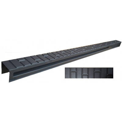 Форма для стовпа розпашна №26 «Цегла гладка» з пазами. Розміри 120х120х2850 мм