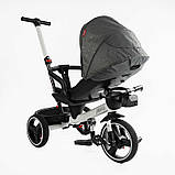 Дитячий триколісний велосипед з батьківською ручкою BestTrike Marco 9155 / 603-85, поворотне сидіння, фото 4