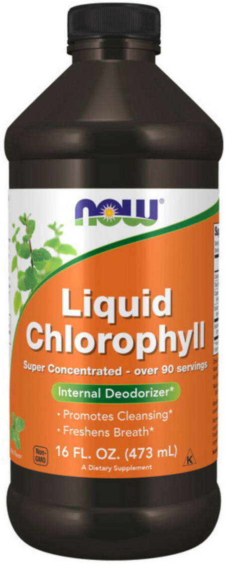Хлорофіл Now Liquid Chlorophyll 473 ml mint