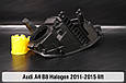 Корпус фари Audi A4 B8 Halogen (2011-2015) рест лівий, фото 4