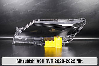 Скло фари Mitsubishi ASX RVR (2020-2022) 3 рест ліве
