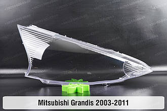 Скло фари Mitsubishi Grandis (2003-2011) праве