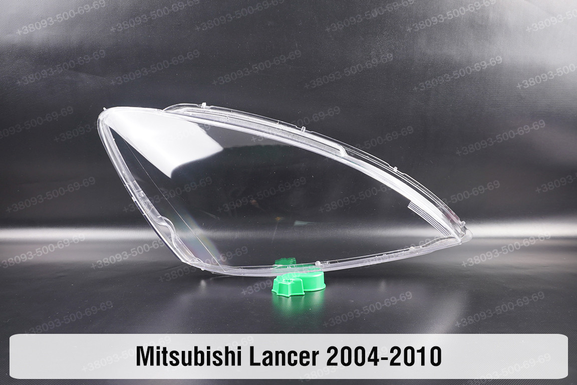 Скло фари Mitsubishi Lancer (2004-2010) праве