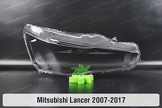 Скло фари Mitsubishi Lancer (2007-2017) праве