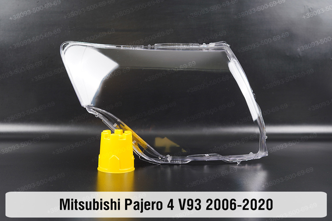 Скло фари Mitsubishi Pajero 4 V93 (2006-2020) праве, фото 1