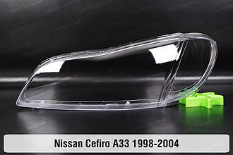 Скло фари Nissan Cefiro A33 (1998-2004) ліве
