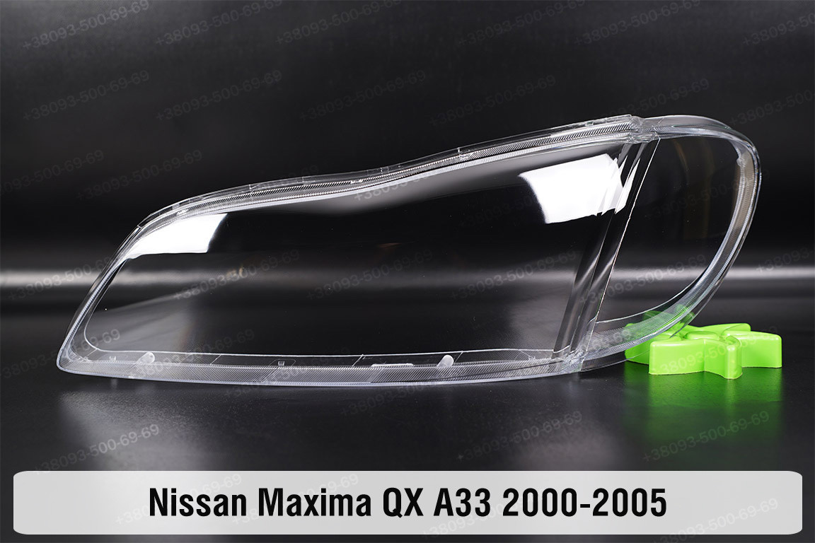 Скло фари Nissan Maxima QX A33 (2000-2005) ліве, фото 1