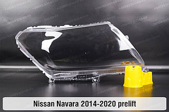 Скло фари Nissan Navara (2014-2020) дорест праве