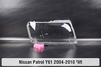 Скло фари Nissan Patrol Y61 (2004-2010) 2 рест праве