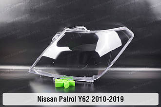 Скло фари Nissan Patrol Y62 (2010-2019) ліве