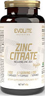 Цитрат цинку Evolite Nutrition Zinc Citrate 100 капсул