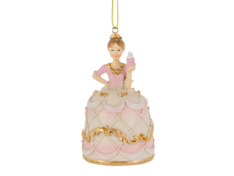 Фігурка декоративна на ялинку Lefard Кексик дівчинка 10 см 1192-297 полістоун