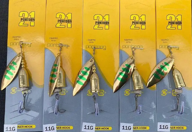 Набір Блешні Вертушки Pontoon 21 11гр 5шт, фото 1