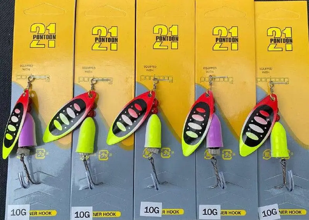 Набір Блешні Вертушки Pontoon 21 10гр 5шт, фото 1