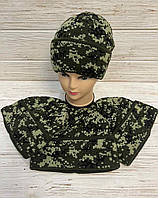 Шапки чоловічі теплі в'язані "Фліс"