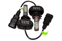 Комплект LED ламп S1 HB4 6500 K 12-24 V з радіатором (діод CSP)