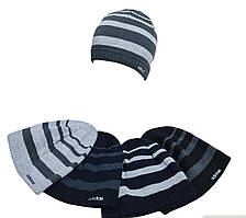 Шапки чоловічі теплі в'язані "Одінарна"